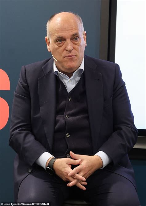 Laliga President Javier Tebas Tweets Articles Showing That Goal Line