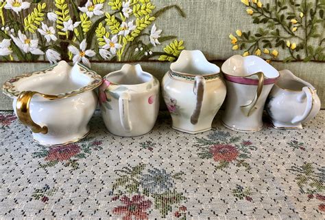 Vintage Creamer Set Creamer Wedding Coffee Bar Decor Antique Etsy