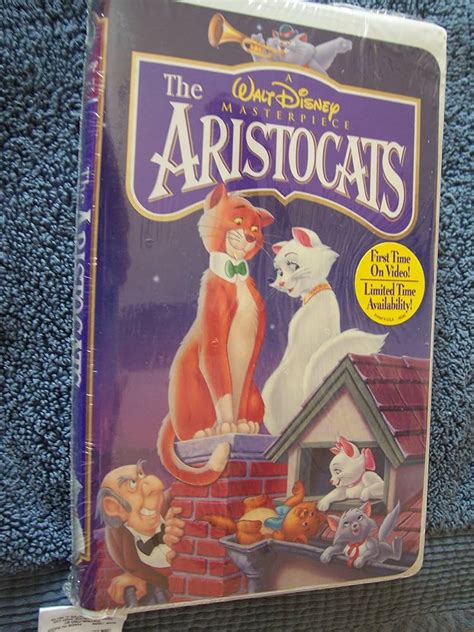 Walt Disney Classics The Aristocats Movie Vhs Video Off