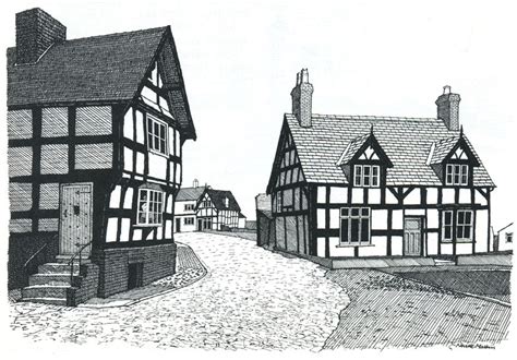 18 Decorative Tudor House Drawing - Home Building Plans | 36635