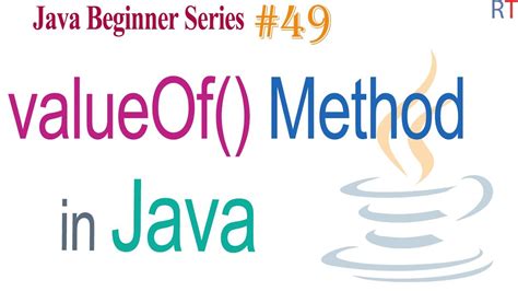 Java Valueof Method In Java Java Programming Youtube