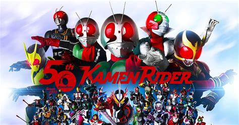 仮面ライダー生誕50周年！ロゴ＆37ライダーのビジュアル公開｜シネマトゥデイ