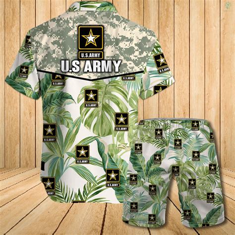 Us Army All Over Printed Hawaiian Shirt Maria • Leesilk Shop