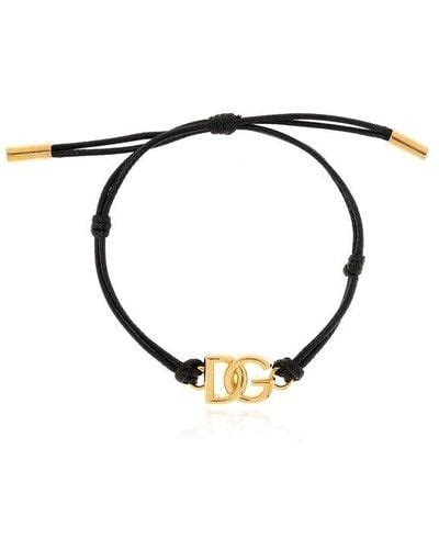 Black Dolce Gabbana Bracelets For Men Lyst