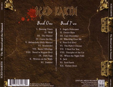 Fémforgács Fémtárlat Iced Earth The Blessed And The Damned