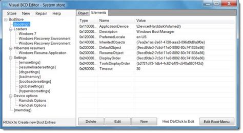 Advanced Visual Bcd Editor Boot Repair Tool For Windows Thewindowsclub