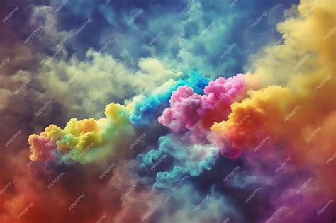 Colored Smoke Art