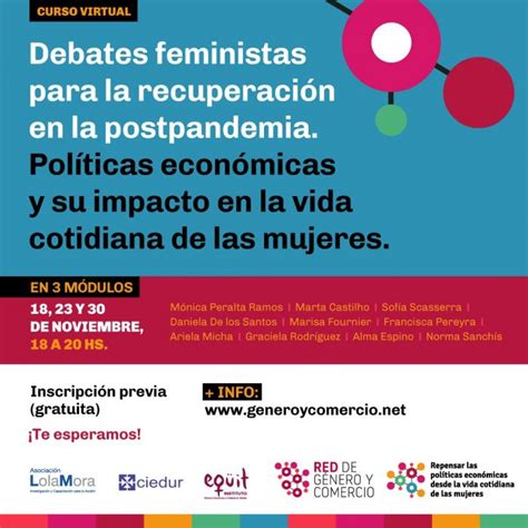 Curso Virtual Debates Feministas para la recuperación de la