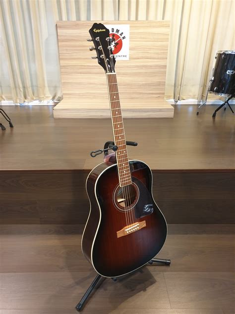 EPIPHONE AJ 220S ACOUSTIC GUITAR MAHOGANY BURST Sandman Guitar Centre