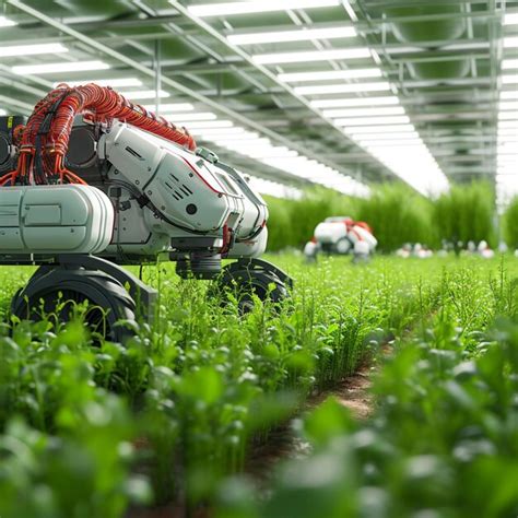 Premium Photo Precision Agriculture Smart Robotic Farmers Illustrate