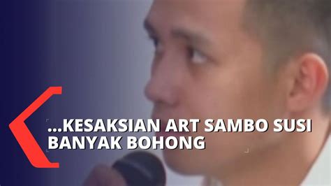 Richard Eliezer Ungkap Kesaksian Susi ART Ferdy Sambo Banyak Bohong Di