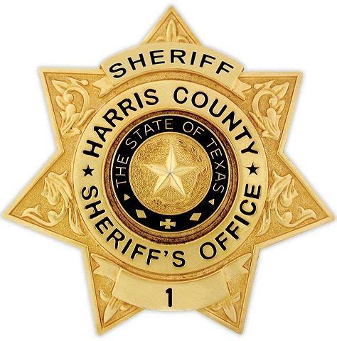 Harris County Sheriff's Office, TX | Sheriff badge, Fire badge, Badge