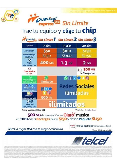 Amigo Chip Express Telcel V64 4g Pack 10chips Lada 442 Qro Meses Sin