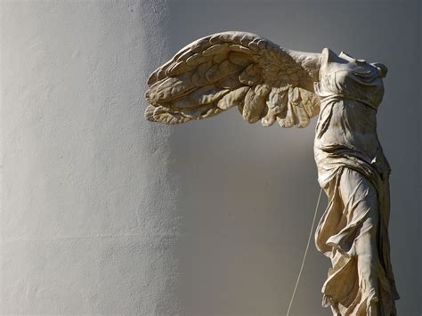 The Winged Victory Of Samothrace Also Called The Nike Of Samothrace