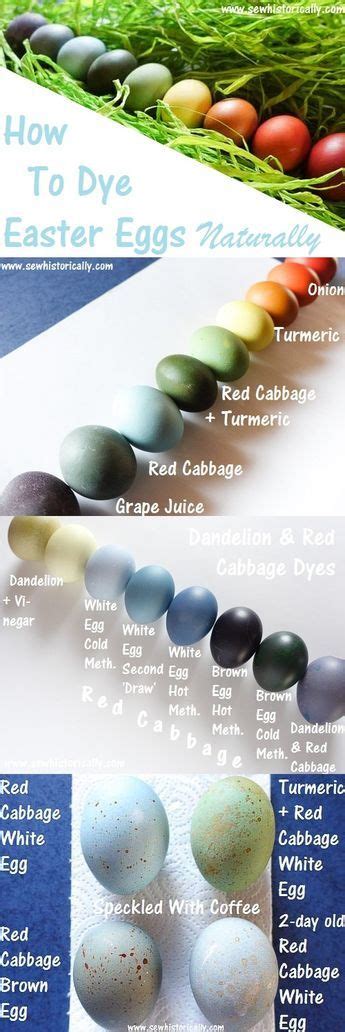 Ways How To Dye Easter Eggs Naturally Sew Historically Natural