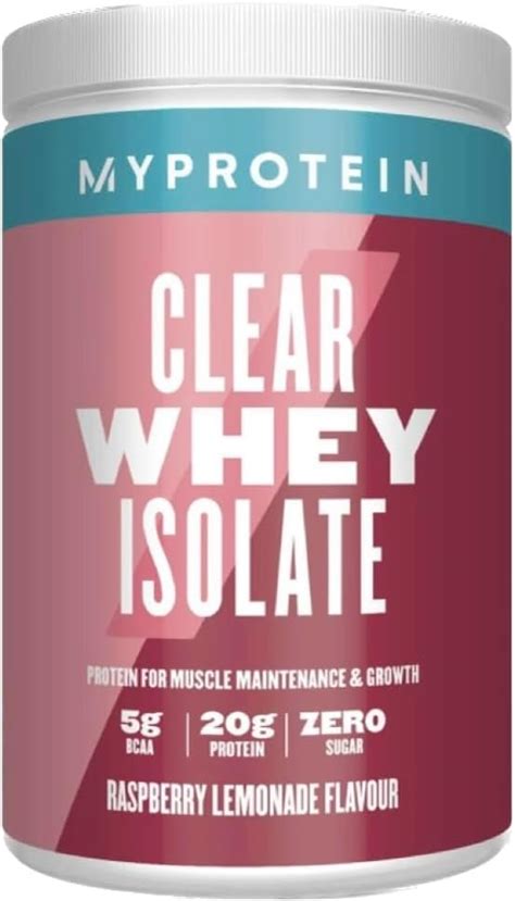 Myprotein Clear Whey Isolate 500g Raspberry Lemonade Health And Household