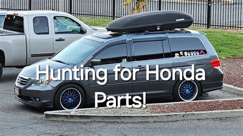 Junkyard Run For Honda Parts Youtube