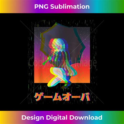 Sad Anime Girl Game Over Glitch Japanese Vaporwave Luxe Su Inspire