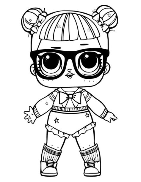 Coloriage Poup E Lol Imprimer Ou Dessiner Petite Poupee