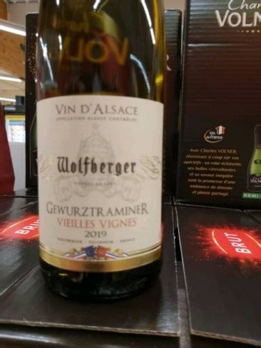 Wolfberger Gew Rztraminer Alsace Vieilles Vignes Vivino Us