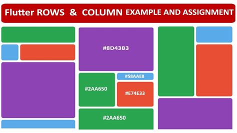 8 Flutter Rows And Column With Example And Assignment Flutter