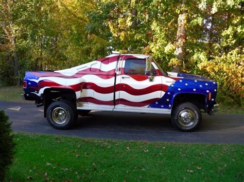 Flag On Truck