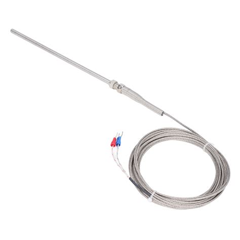 Thermocouple K Type 150mm Probe 0°c To 600℃ Quick Response 5 Meters Length Temperature Sensor