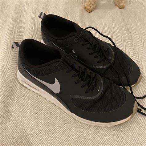 Nike black trainers #nike #trainers - Depop