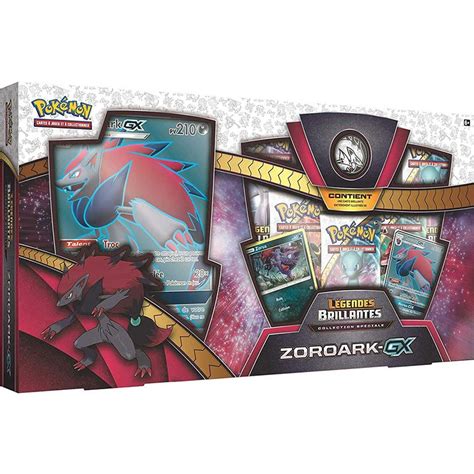 Coffret Zoroark Gx Sl L Gendes Brillantes Collection Sp Ciale Pok Mon