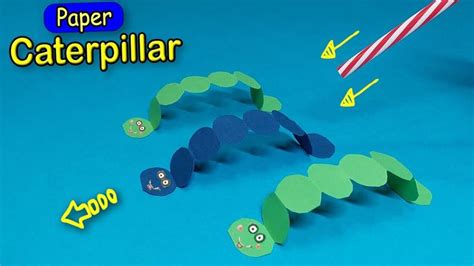 Origami Caterpillar Moving Toy Diy How To Make Paper Caterpillar