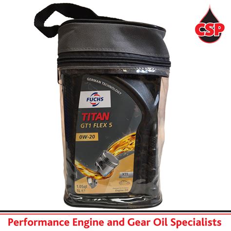 Fuchs TITAN GT1 FLEX 5 0W 20 Premium Engine Oil Car Service Packs