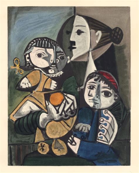 Francoiseclaude And Paloma Canvas Prints By Pablo Picasso Buy Posters Frames Canvas