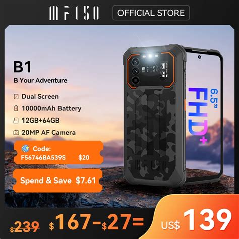 Iiif150 B1 6.5 "Fhd + Display Robuuste Telefoon Smartphone Mobiele ...