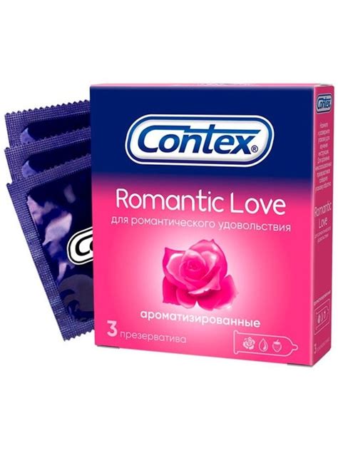 Контекс презервативы Romantic Love (аромат) №3 купить в Москве по цене ...