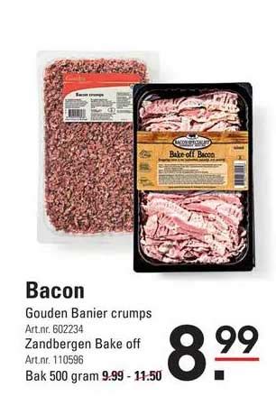 Bacon Gouden Banier Crumps Aanbieding Bij Sligro Folders Nl