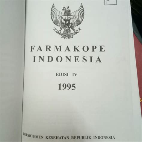 Jual FARMAKOPE INDONESIA EDISI IV Di Lapak Smart Bookstore Cerdas