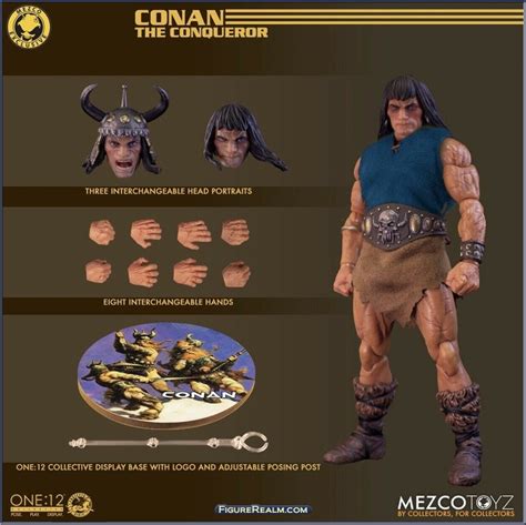 Conan The Conqueror One 12 Collective Conan Mezco Action Figure