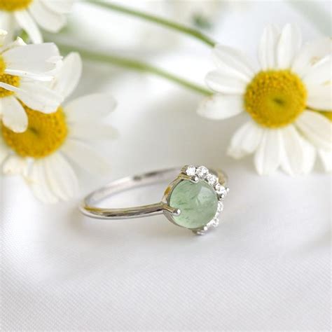 Eppi Goldener Ring Mit Avanturin Und Diamanten Zaray Avocadostore