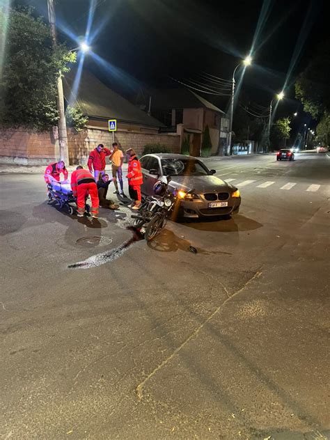 Accident In Capitala Un Motociclist Transportat De Urgenta La Spital