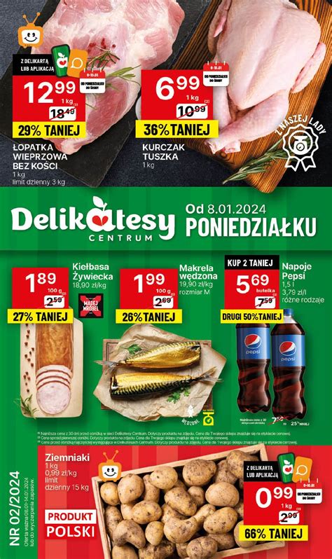 Gazetka Promocyjna Delikatesy Centrum Od Poniedzia Ku