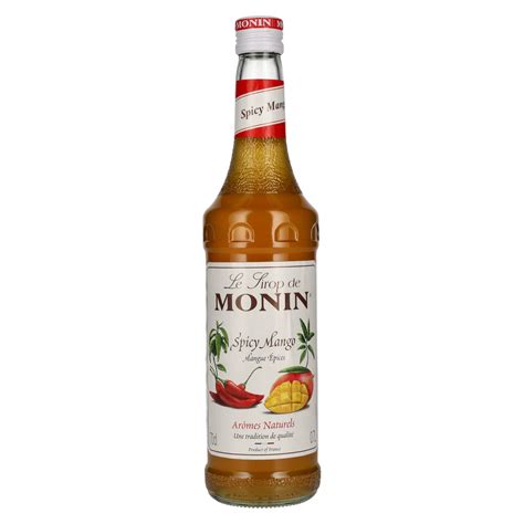 Le Sirop De Monin SPICY MANGO 0 7l Delicando