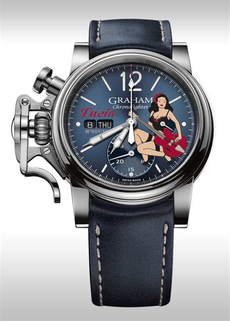 2018 年 Graham Chronofighter Vintage Nose Art Ltd 限量腕表 aBlogtoWatch