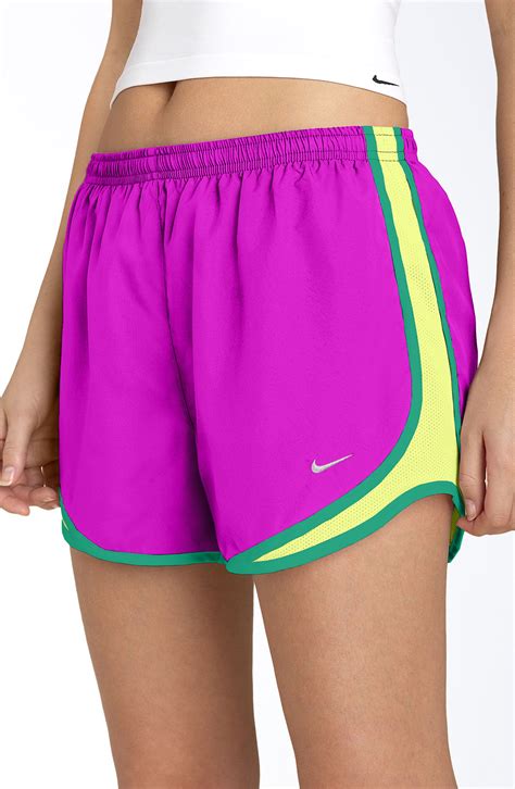 Nike Tempo Track Shorts In Purple Magenta Liquid Lime Green Lyst