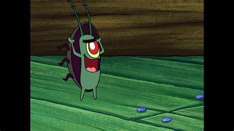 Plankton Laughing Before He Wear His Cockroach Disguise For 10 Hours