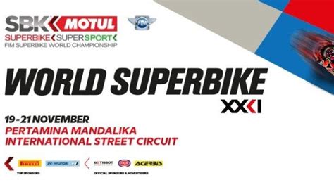 Jadwal Balapan World Superbike Wsbk Di Sirkuit Mandalika Indonesia