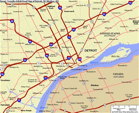 Detroit Subway Map