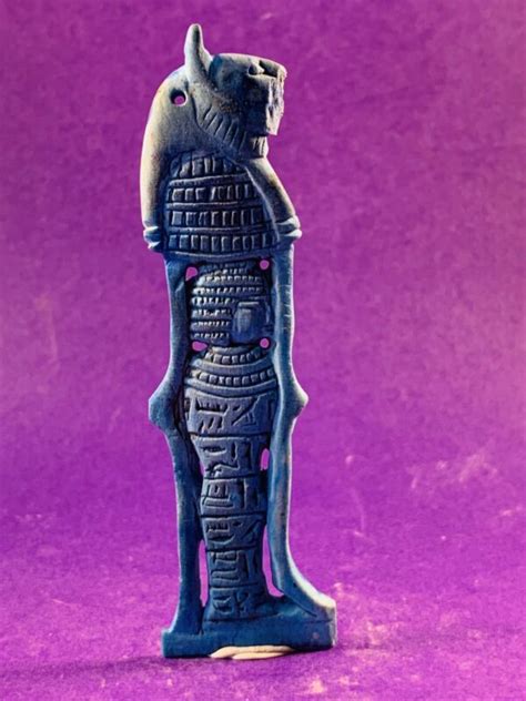 Unique Item Circa Bce Ancient Egyptian Anubis Amulet With