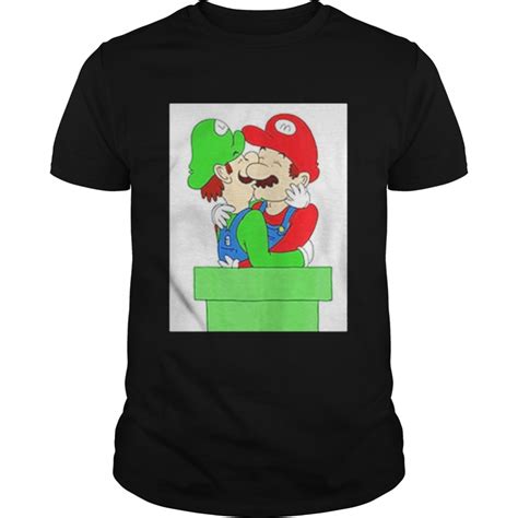 Mario And Luigi Kissing Shirt Online Shoping