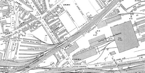 Lawley Street Goods Depot A 1913 Ordnance Survey Map Showing Lawley