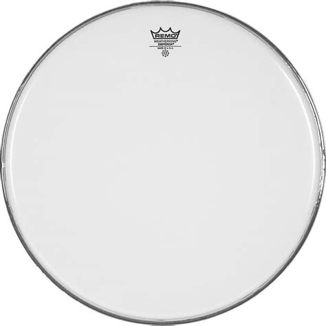 Remo Coated Smooth White Emperor Inch Bass Drum Head Reverb